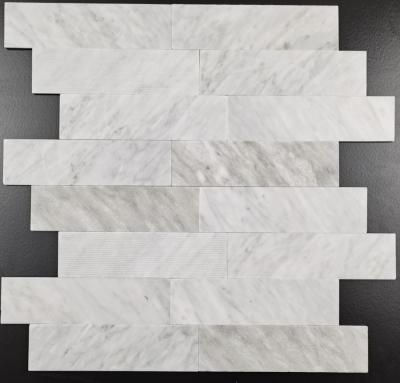 Le mur blanc de mosaïque de la catégorie 30x30cm de D.C.A. couvre de tuiles pour le centre de station thermale