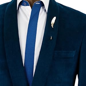 Men's Metalic Gold Flower Lapel Pin/Shirt Stud Brooch Golden, Gentleman's Essentials Premium Handmade Flower Lapel Pin