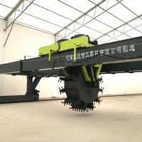 Turning Fermentation Compost Equipment Straw Wheel Compost Turner