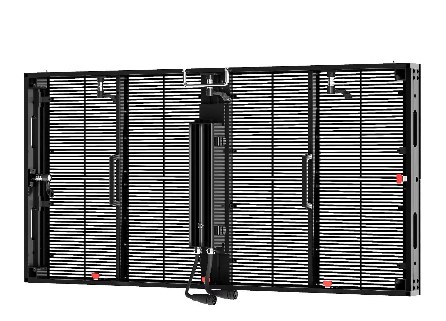 Slim Lightweight Outdoor Transparent LED Display Screen High Transparency