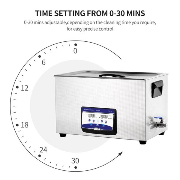 0.8L - el limpiador ultrasónico Benchtop de los portamaletas 38L para las piezas del coche de disco de vinilo del PWB impresión la cabeza