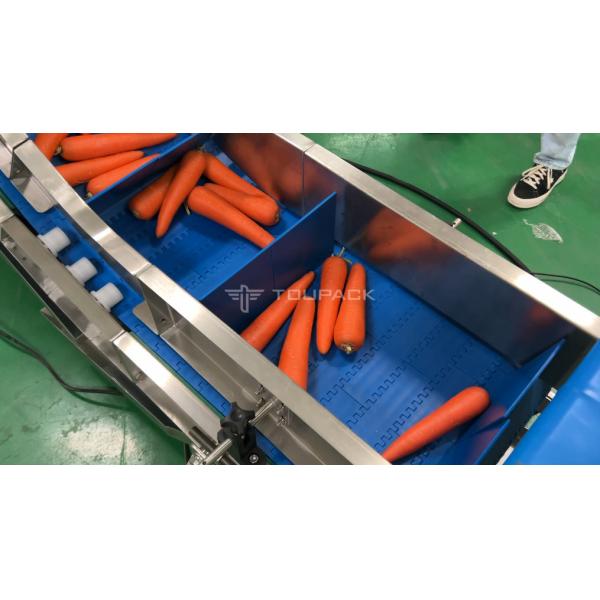 Полуавтоматическая машина для взвешивания и упаковки моркови