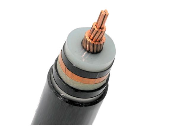 Cabo blindado da fita de aço não magnética que prende CU/XLPE/CTS/STA/PVC 6.35/11KV