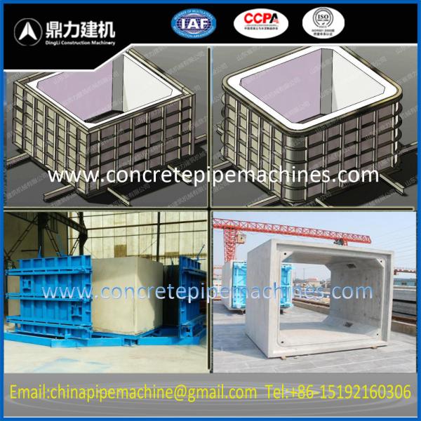 precast concrete road culvert box mold machine