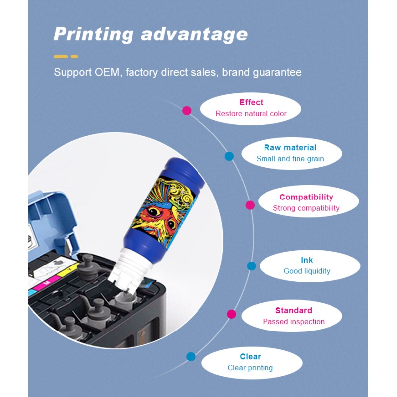 3D Vacuum Dye Transfer Sublimation Ink for Phone Case Sublimation Ink for Epson Ecotank L18050 L8050