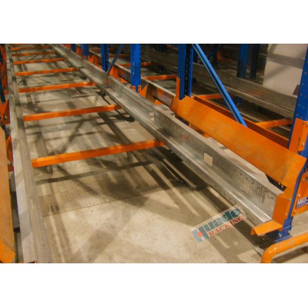 Heavy Load Radio Shuttle Racking , Pallet Shuttle Racking Battery Powered