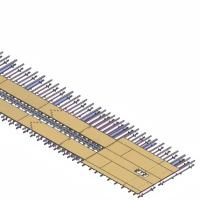 Accueilli OEM Dernière conception Durable Centre de divertissement Pistes de bowling et sortie de balle