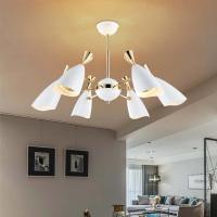 Lámparas modernas contemporáneas de aluminio electrochapadas del comedor de las luces de techo