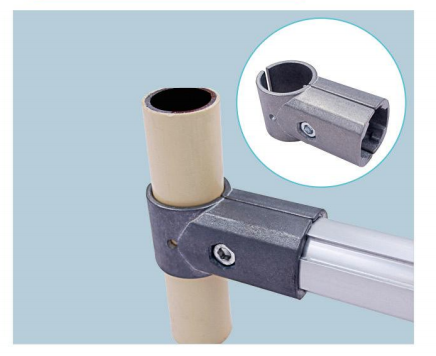 Flexible Aluminum Weld Pipe Fittings , AL-60 Aluminium Tube Joiners Die Casting