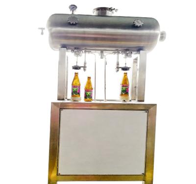 Máquina de engarrafamento do vidro de cerveja de 2 cabeças com sistema do programa de controle do PLC