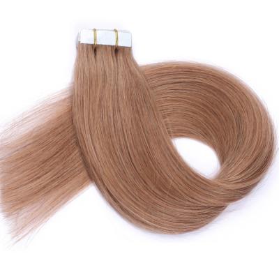 100 Human Hair Tape In Extensions , Tape Weft Hair Extensions No Shedding