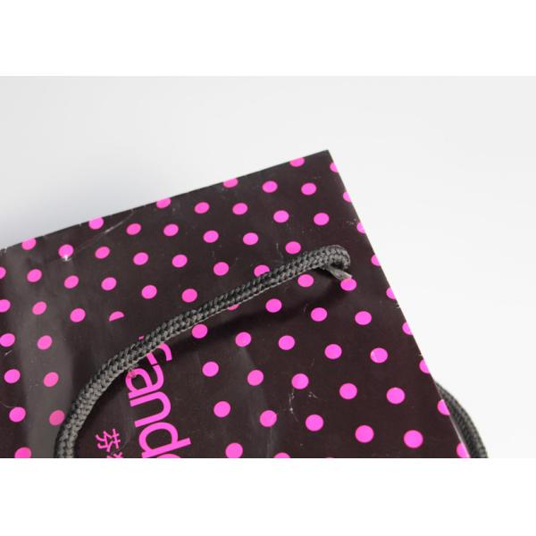 Сумки подарка яркого блеска отделкой масла исчезая, подгонянные милые сумки подарка с лентой хлопка