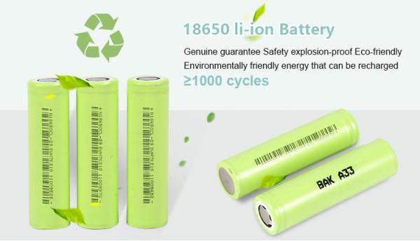3.7V 2900Mah Rechargeable Li Ion Battery 18650 For Portable Printer