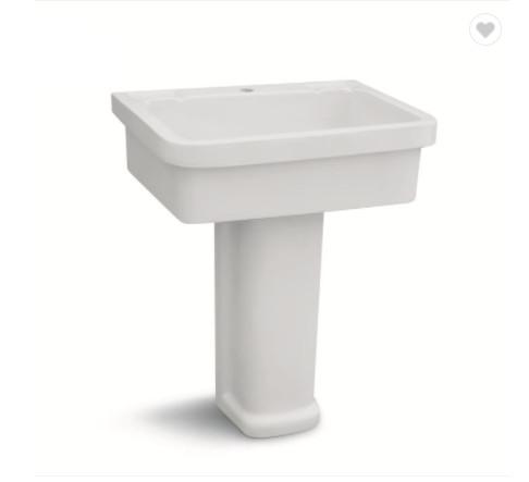 Acrylic Cabinet Bathroom Wash Basin Luxury Column Pedestal Sink