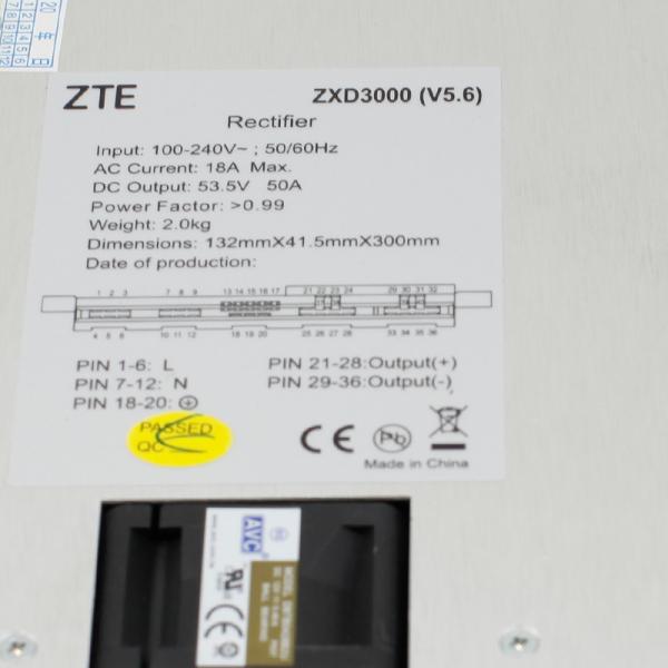100% Original 48V 3000W ZTE Rectifier Module Single Output  ZXD3000 (V5.6)