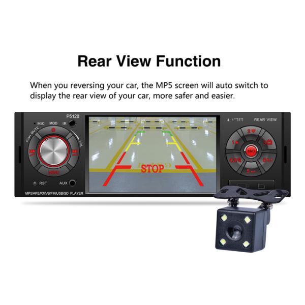 Video Output 4 Inch Touch Screen Car Stereo Touch Screen Android