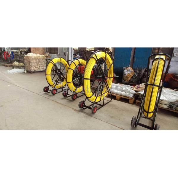 Rodero de conducto de fibra de vidrio Subterráneo Cables de fibra óptica Cables de fibra de vidrio Rodera de cable de conducto de fibra de vidrio cinta de pescado para tirar del cable