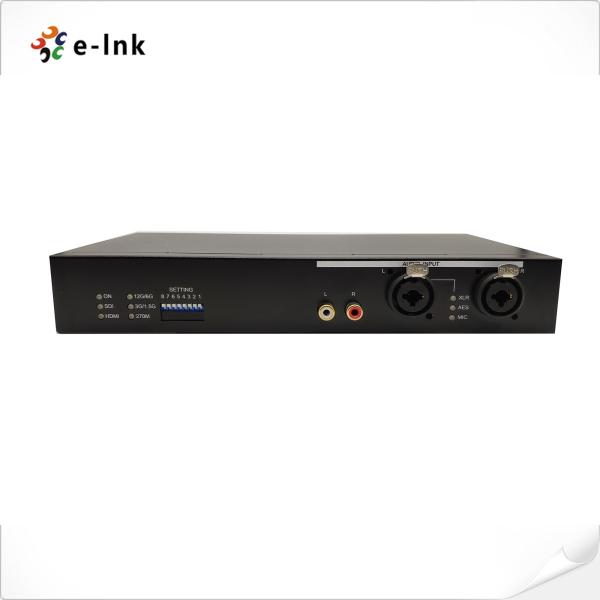 Conversor video 12G-SDI da fibra de 10KM a HDMI 2,0 para a transmissão