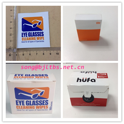 glasses cleaning wet wipes manufacturer in china