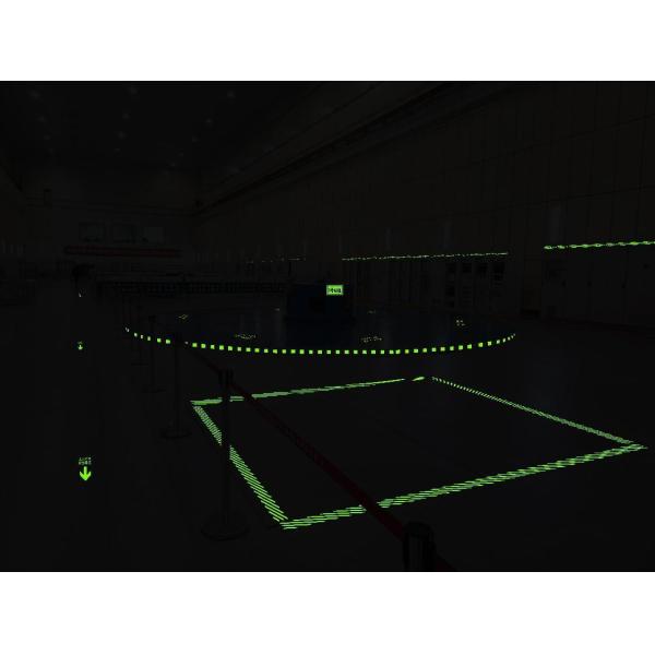 Warning Photoluminescent Strip Nosing Safety Line With Non Slip Film