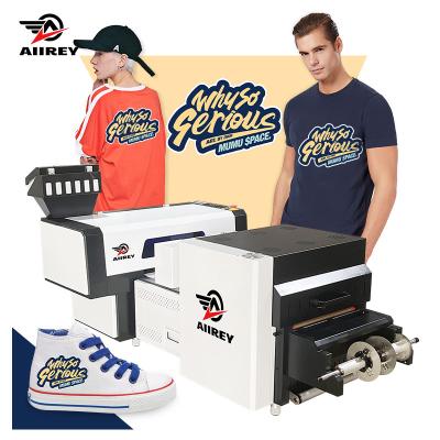 Hot sale Factory sale Automatic Full 40cm dual head i3200 PET film inkjet DTF T-shirt printer with spill powder ma
