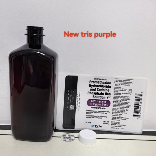 Medical Packing 500ml PET Amber Plastic Bottles Featuring 28-400 Small Screw Cap Suitable for Liquid Medicines Like Tris