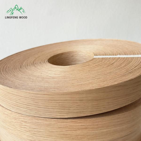 White Oak Veneer Edge Banding 0.3mm–1.5mm Thickness