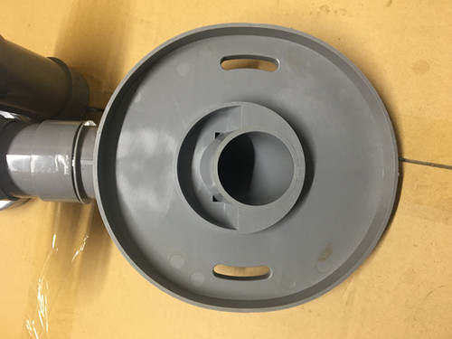 Gray PVC Toilet Siphon Tube , Toilet Drain Fittings Washroom Appliance Connector