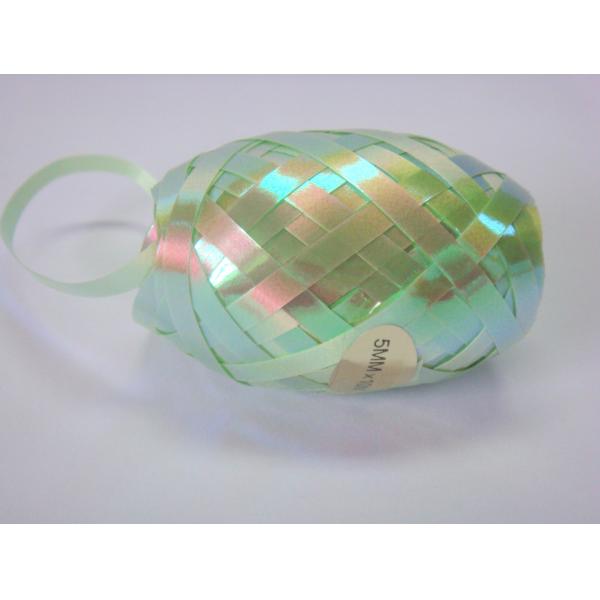Iridescent rainbow 5mm10m Curled Ribbon Egg for Wedding and Valentine's day decoration