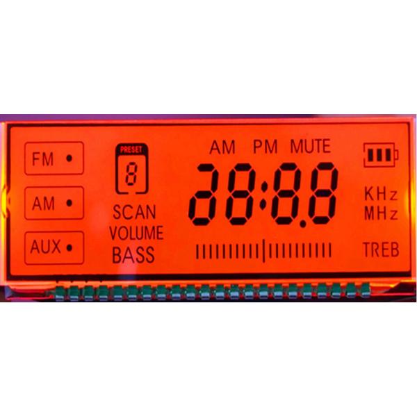 Pin Connector HTN LCD Screen LCD Digit Calendar Clock Display