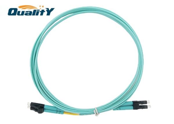 LC Duplex Connector Optic Fiber OM3 Patch Cord Customized Length