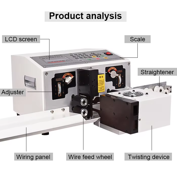 Automatic Wire Twisting and Stranding Machine for Twisted Pair Cable Production