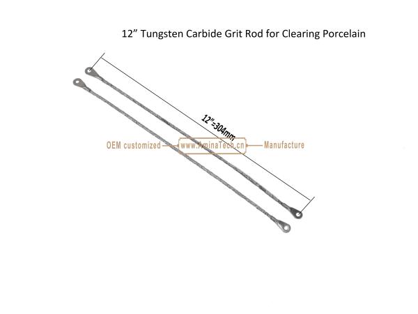 12Tungsten Carbide Grit Rod for Clearing Porcelain,Cutting Tiles