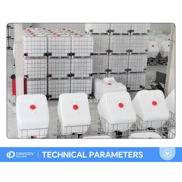 Used 1000L IBC Extrusion Blow Molding Machine with High Productivity and Accumulator Head Design