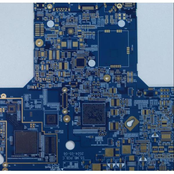 8 Layer Blue Oil High Frequency Circuit Board for Smart Phone Customization