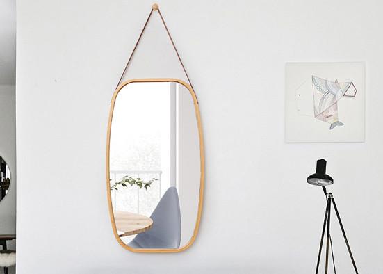 Modern Stylish Frame Existing Bathroom Mirror Anti Explosion Size Customized
