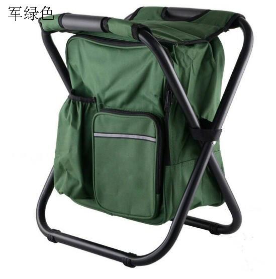 Backpack Type Foldable Camping Chair , Leisure Outdoor Camping Chairs
