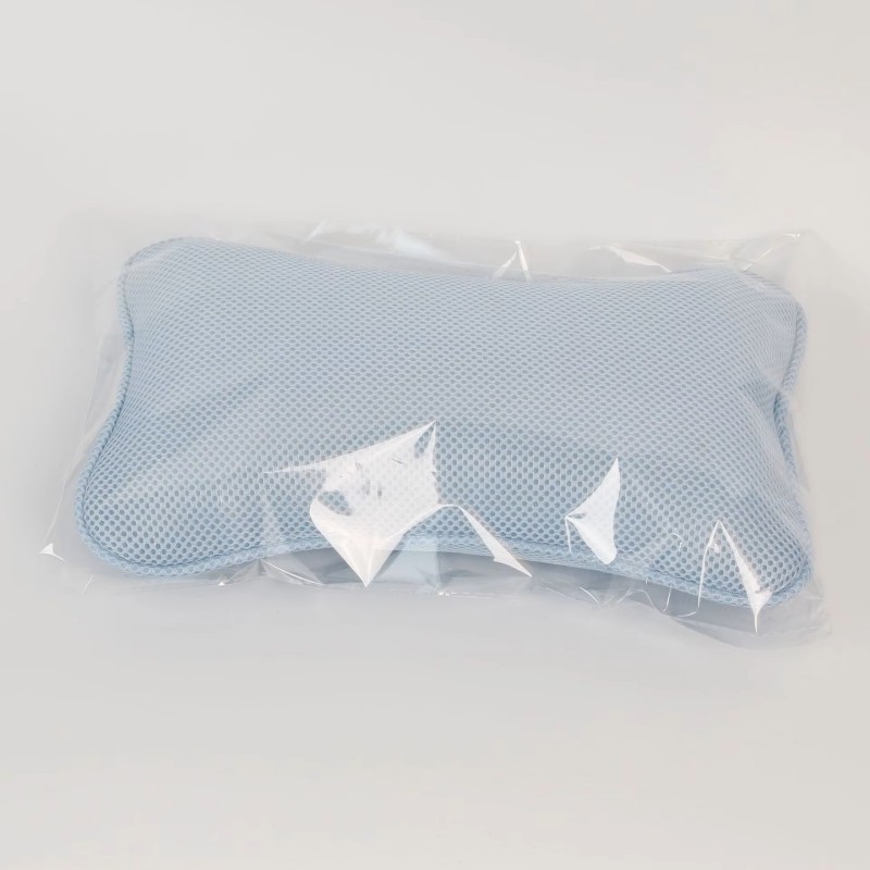 Ergonomic Bath Pillow with Secure Suction Cups and Soft Material for Bathtub Comfort