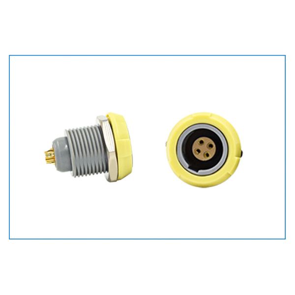 Medical Aviation Plug 1P4 Waterproof Socket Push-pull Self-locking Plastic Connector Alcohol Disinfection 3-Year Shelf Life