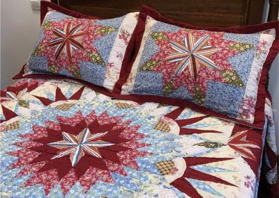 Wonderful Handmade Twin Size Bedding Sets 4 Pcs 100% Cotton Geometric Design