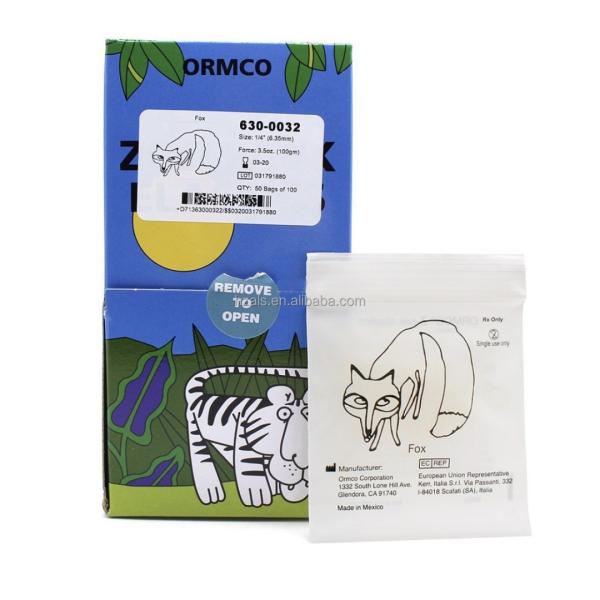8.0 Fuente de alimentación Elasticidad ortodóntica ZOO Pack O Anillos Ormco