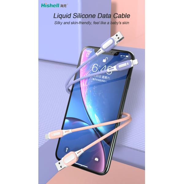 Шнур USB длины 1.2M Stainproof быстрый поручая, кабель данным по сотового телефона Multiscene