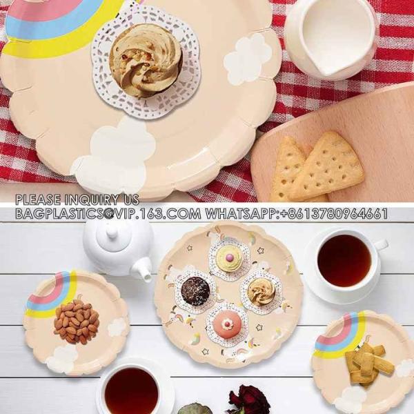 Hot Stamping Unicorn Themed Children'S Birthday Suit Party Supplies Creative Unicorn Party Supplies