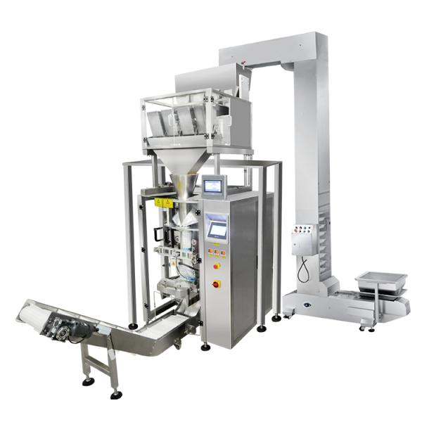 Empaquetadora de la empaquetadora de la bola del alúmina de silicona del gel 4 de las tolvas de la vertical linear desecante de la escala