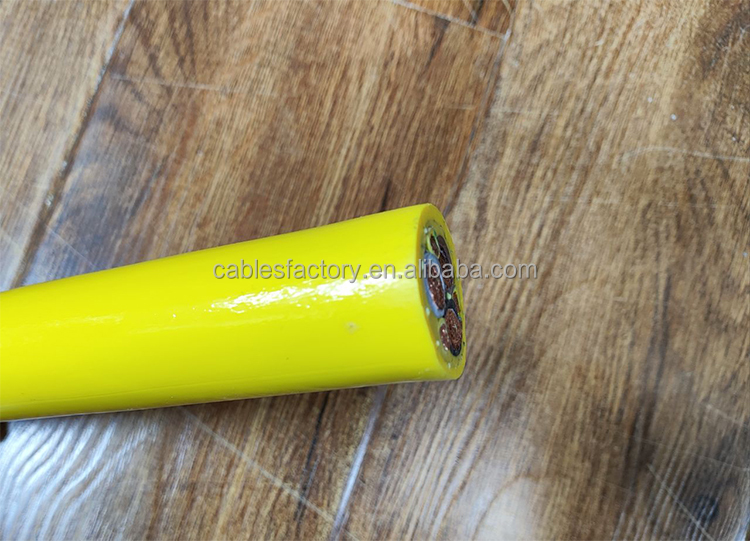 0.6/1kV Rated Voltage Buflex M PUR Rubber Cable with Flame Retardant Polyurethane Sheath and Class 5 Flexible Copper Conductor
