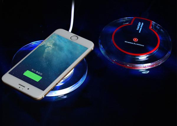 USB C Port ABS Transparent ABS 5W QI Wireless Charging Pad
