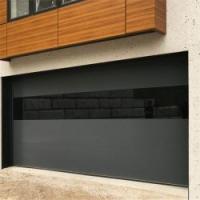 Porte de garage sectionnelle en aluminium isolé ouverte automatiquement