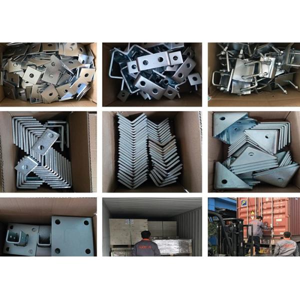 2 соединителя ASTM канала распорки отверстия кладут Unistrut стенные угольники на полку