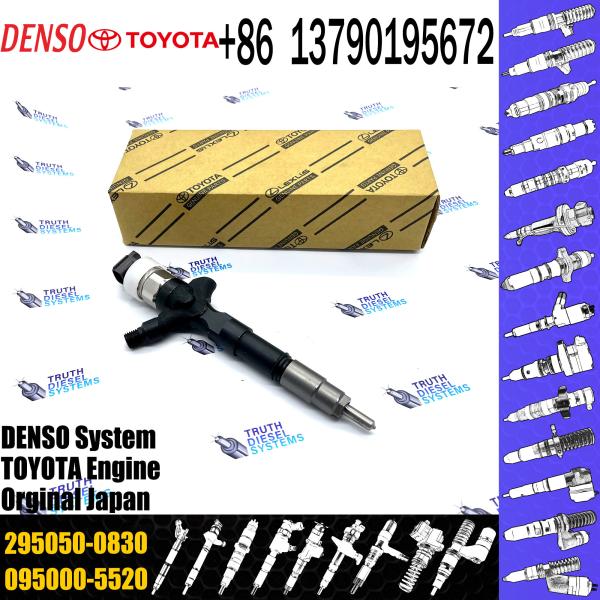 Diesel Fuel Injector 295050-0830 For Toyota Dyna 1KD-FTV 23670-39395 23670-30390