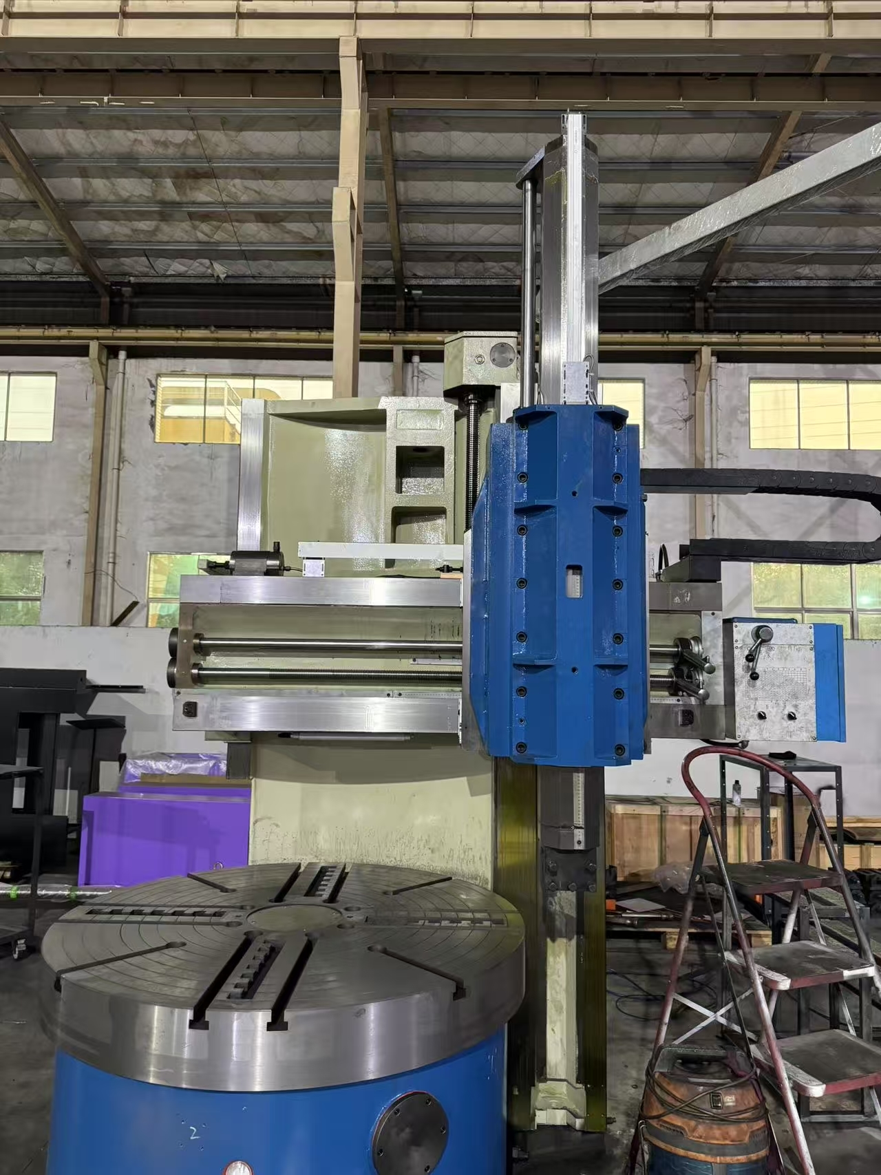 C5116E-2 Stable Performance Heavy Duty Single Column Metal Turning Processing Vertical Lathe